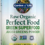 Garden of Life Super Greens Powder Smoothie & Mix, Probiotics & Digestive Enzymes for Digestive Health, Organic Superfoods Nutrition Fruit and Vegetables for Women & Men Energy, Original, 60 Servings
