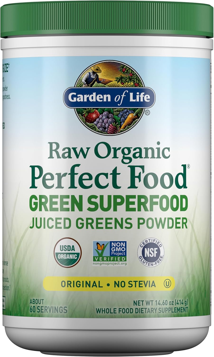 Garden of Life Super Greens Powder Smoothie & Mix, Probiotics & Digestive Enzymes for Digestive Health, Organic Superfoods Nutrition Fruit and Vegetables for Women & Men Energy, Original, 60 Servings Garden of Life Super Greens Powder Smoothie & Mix, Probiotics & Digestive Enzymes for Digestive Health, Organic Superfoods Nutrition Fruit and Vegetables for Women & Men Energy, Original, 60 Servings