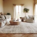 nuLOOM Brooke Shag Tasseled Area Rug - 9x12 Shag Area Rug Casual Ivory Rugs for Living Room Bedroom Dining Room Nursery