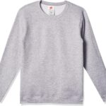 Hanes Boys' EcoSmart Sweatshirt, Cotton Crewneck Pullover, Kids' Fleece Sweatshirt