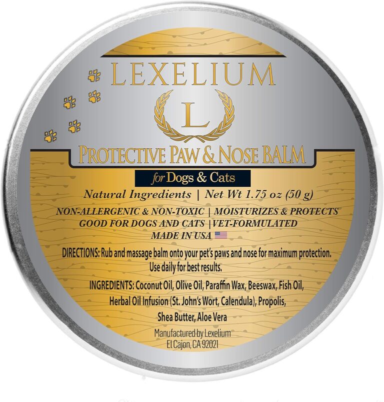 All Natural Paw Balm & Protection Wax for Dogs and Cats | No Toxic Ingredients | Medium Firmness | No Mess | Protects from Heat and Cold | 2 Oz