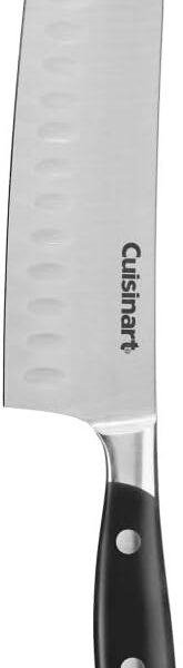 Cuisinart C77TR-7SAN Triple Rivet Collection 7" Santoku Knife, Black