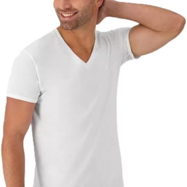 Hanes S04V Hanes Women's Nano-T V-Neck T-Shirt