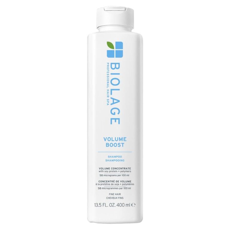 Biolage Volume Boost Shampoo - Long-Lasting Volume, Gently Cleanses, Adds Lightweight Shine To Fine Hair, Soy Protein & Polymers, Vegan, Paraben-Free