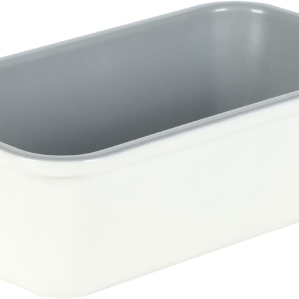 Sur La Table Kitchen Essentials Bake Sale 9 X 5 Inch PFOA, PFAS, PTFE Free Nonstick Loaf Pan - Linen White