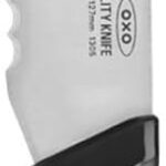 OXO Good Grips 5-in Serrated Utility Knife,Silver/Black