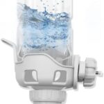 Vannon Rabbit Water Bottle for Cage, Top Fill 34oz Bunny Water Bottle No Drip Automatic Water Dispenser for Dog, Rabbit, Guinea Pig & Small Animals Hanging Cage Water Bottle