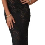Womens Cocktail Dress Sexy Lace Hollow Out Transparent Sleeveless Spaghetti Straps Slim Fit Maxi Party Club Evening Dress