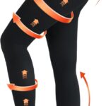 Medical Compression Pantyhose for Women & Men, 20-30mmHg Graduated Support Compression Tights Footless Medical Compression Stockings & Leggings for Edema, Varicose Veins, Swelling(Black,L)