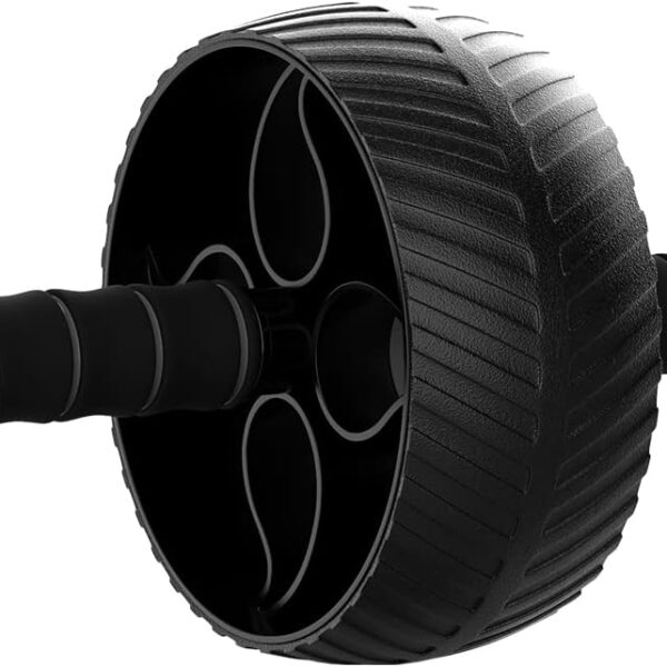 Sports Research Ab Wheel Roller with Knee Pad | Sturdy 3" Wheel for Core Workouts in The Gym or at Home