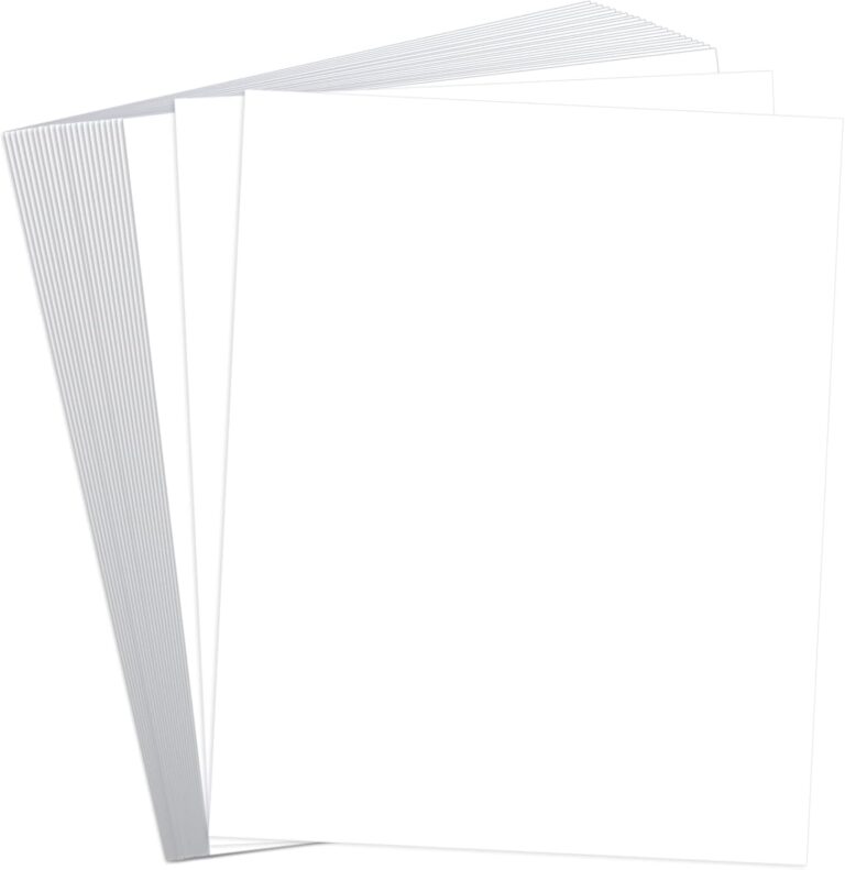 White Cardstock, 8x10 Cardstock Paper, 250gsm Thick Cardstock, Smooth Card Paper,90 Lb Heavy Card Stock Paper, Printer Paper For Stationary Printing, Invitations, Cards, Menus, Images(25Sheets)