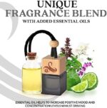 Greed Car Air Freshener for Men | Perfume Inspired Fragrances | Strong Car Freshener with Odour Eliminator Technology | Air Freshener | Long Lasting Automotive Freshener by Perfa