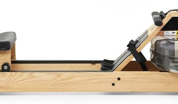 WaterRower Oak Rowing Machine with S4 BLE Monitor | USA Made Water Rower | Original Handcrafted Erg Row Machine for Home Use & Gym