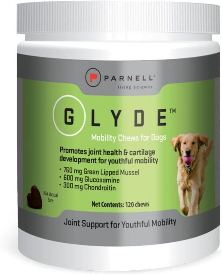 Glyde Mobility Dog Chews for Hip & Joint Support  Advanced Dog Joint Supplement with Glucosamine, Chondroitin & Green-Lipped Mussel  Supports Mobility, Flexibility & Healthy Joints  120 Soft Chews