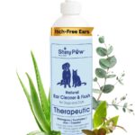Dog Ear Cleaner Solution for Dogs & Cats 16 oz by Shiny Paw | Wintergreen, Camphor & Aloe  Gentle Ear Flush for Pets Health | Dog Ear Wash | Made in The USA