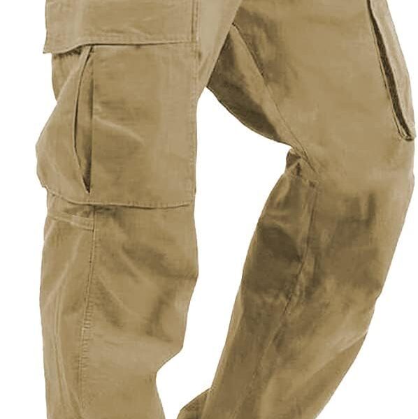 LYRXXX Men's Casual Cargo Pants Hiking Pants Workout Joggers Sweatpants for Men