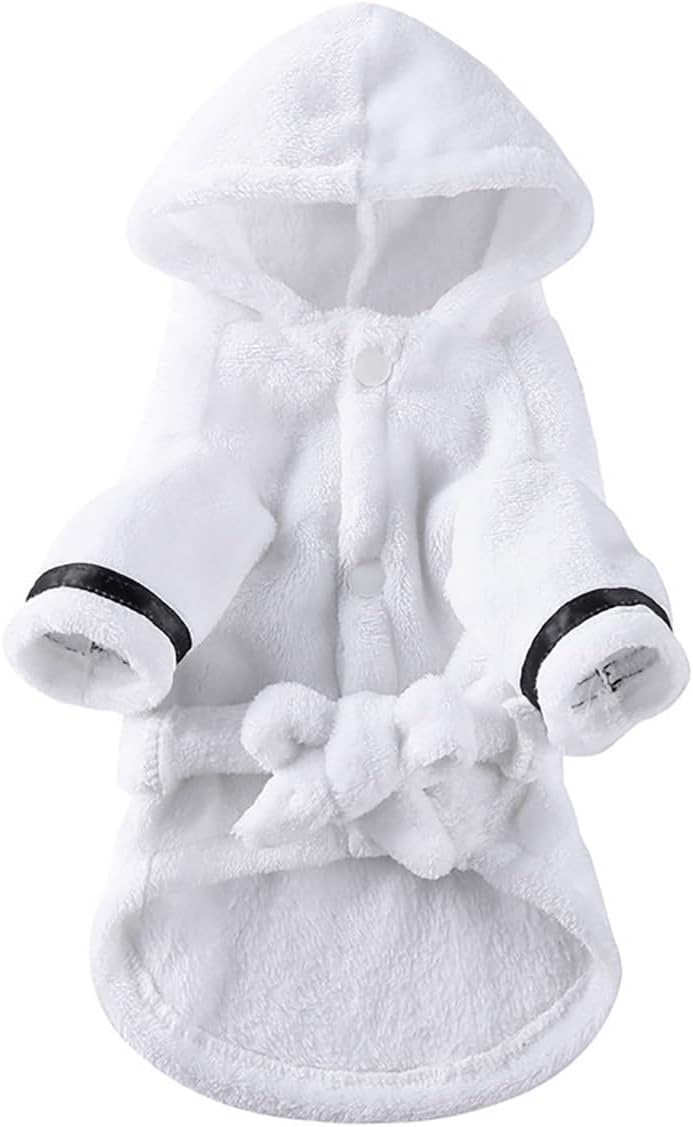 Luxury Soft Flannel Pajamas Puppy Quick Drying Bath Robe Super Absorbent Towel for Small Dogs & Cats Luxury Soft Flannel Pajamas Puppy Quick Drying Bath Robe Super Absorbent Towel for Small Dogs & Cats