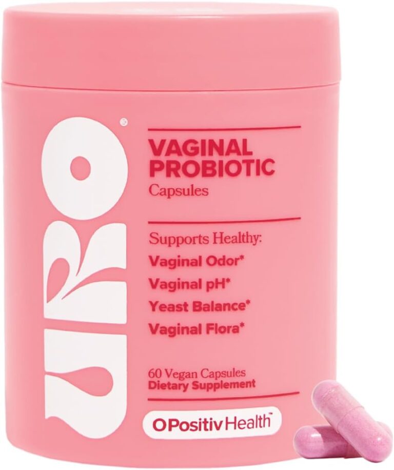 O Positiv URO Vaginal Probiotics for Women pH Balance with Prebiotics & Lactobacillus  Vaginal Health Supplement  Promote Healthy Vaginal Odor & Flora, 60 Count (Pack of 1), 1 Month Supply