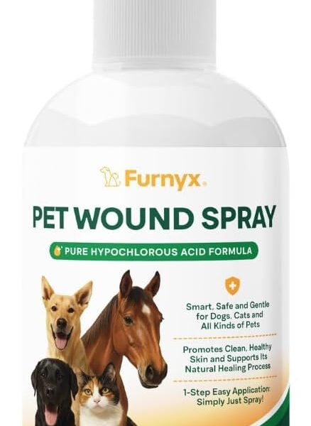 Sting-Free Wound & Skin Care Spray for Dogs, Cats & Pets | Vet-Grade Repair Mist for Cuts, Hot Spots, Rashes, Burns & Itch Relief | Non-Toxic, No Alcohol, Lick-Safe, No Residue (4 fl oz)