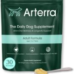 Adult Dog Powder Supplement & Food Topper  46 Ingredients for Gut, Immune & Brain Health  Daily Longevity Multivitamin for Whole Body Wellness | 30 Scoops