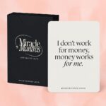 Affirmation Cards For Women Miracle Mantras Positive Affirmartions cards 60 Daily affirmations for women for Self-Care, Love and Wealth -Gifts for women.