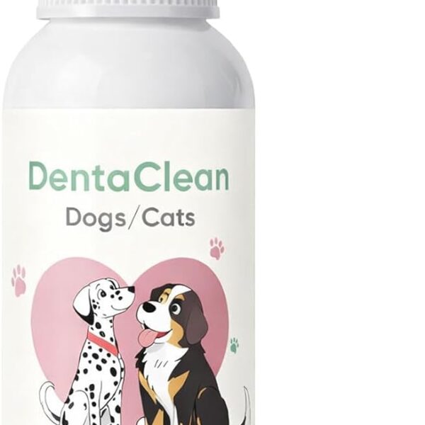 WEERSHUN Dentaclean Spray for Dogs & Cat, Eliminate Bad Dog Breath and Cat Bad Breath, Minimize Tartar Buildup, Supports Oralhygiene, Gums & Oral Health for Dogs, Fresher Breath, No Brushing, 100ml