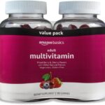 Amazon Basics Adult Multivitamin Gummies, Mixed Berry & Cherry Flavors, 150 Count, 75-Day Supply, Pack of 2 (Previously Solimo)