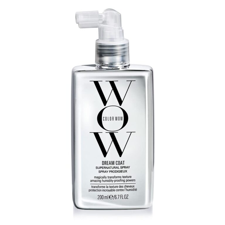 COLOR WOW Dream Coat Anti-Humidity Treatment Spray  Anti-Frizz Hair Smoothing Spray with Built-in Heat Protectant, Award-Winning Leave In Treatment for Glassy Smooth, Shiny Styles up to 3-4 Washes