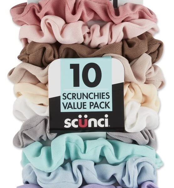 Scunci Value Pack No Damage Scrunchies - 10 Pcs.