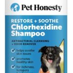 Pet Honesty Chlorhexidine Cat & Dog Seasonal Itch Relief Shampoo, for Allergies, Itching, Skin and Coat Supplement, Helps Shedding, Hot Spots, Deodorizing Dog Shampoo & Grooming Supplies,16oz