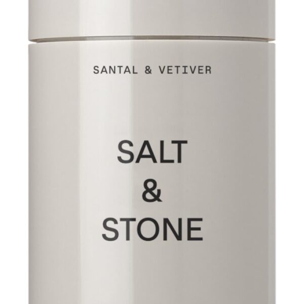 Salt & Stone Aluminum Free Deodorant | Extra Strength 48 Hour Protection for Women & Men | Made with Seaweed Extracts, Niacinamide & Prebiotics | Santal & Vetiver