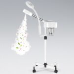 Nova Microdermabrasion Professional 2 in 1 Facial Steamer for Face Deep Cleaning Ozone Face Steamer with 5X Magnifying Lamp Hot Mist Function for Salon Spa Home Beauty Equipment