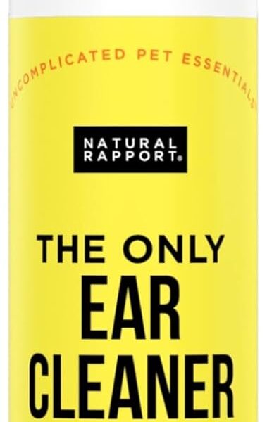 Natural Rapport Dog Ear Cleaning Drops - The Only Ear Cleaner Dogs Need - Ear Cleaner Solution for Cleaning Out Wax, Dirt, and Contaminants (Drops, 8 Oz.)