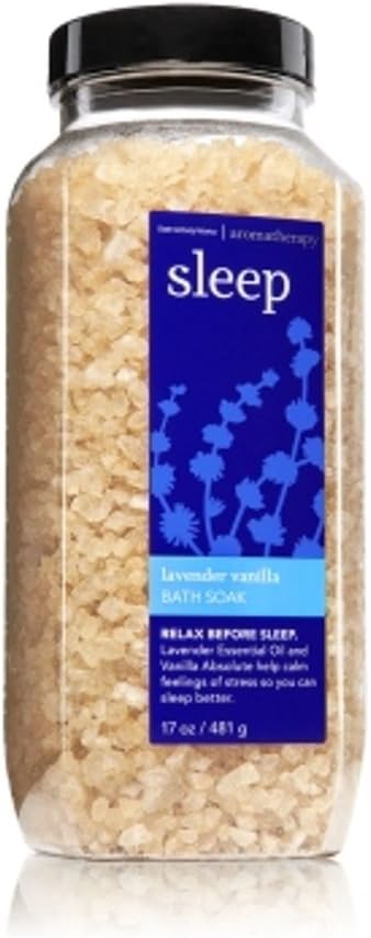 Bath and Body Works Aromatherapy Lavender Vanilla Bath Soak 17 Ounce Bath and Body Works Aromatherapy Lavender Vanilla Bath Soak 17 Ounce