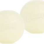 Chuckit! Glow in the Dark Bouncy Balls - Ball for Dogs, Chuckit Dog Toy, Max Glow Balls - Medium, 2.5 Inch Pack of 2