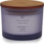 Chesapeake Bay Candle Scented Candle Serenity + Calm (Lavender Thyme) Coffee Table Home Dcor