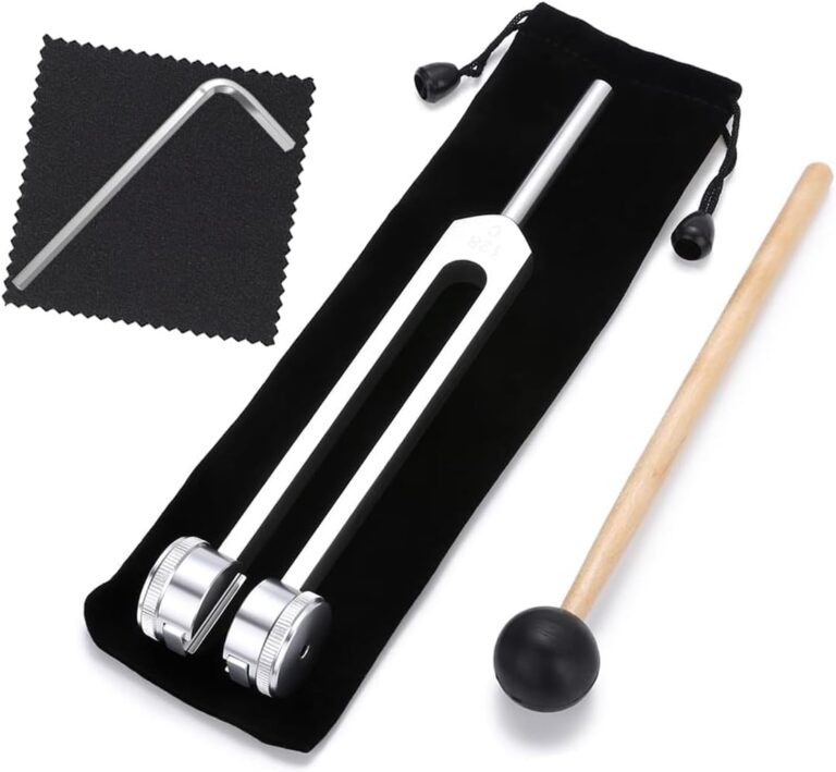 128 hz Tuning Fork for Healing Meditation Tools 128 hertz Tone Therapy Healing Instrument Diapason Chakra Sound Therapy Products Weighted Tuning Fork for Mindfulness