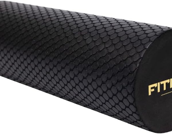 Fitizen Foam Roller  Muscle Massage Rehab Stiff Back Pain Physical Therapy Deep Tissue Firm Exercise Equipment Home Gym Stress Yoga Pilates for The Fit Citizen by FitNation