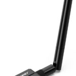 USB Bluetooth 5.4 Adapter for Desktop PC, Long Range 500FT Wireless Transfer for Headphones, Keyboard, Mouse, Compatible with Windows11/10/8.1