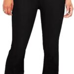 KDF Flare Jeans for Women Women's Bootcut Bell Bottom Jeans High Waisted Stretch Slimming Bell Bottoms Jeans