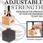 Greed Car Air Freshener for Men | Perfume Inspired Fragrances | Strong Car Freshener with Odour Eliminator Technology | Air Freshener | Long Lasting Automotive Freshener by Perfa