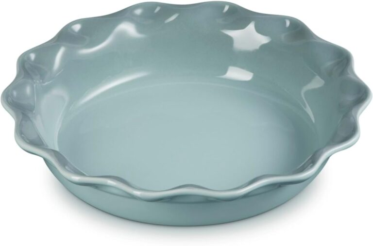 Le Creuset Stoneware Pie Dish, 9", Sea Salt