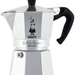 Bialetti - Moka Express: Iconic Stovetop Espresso Maker, Makes Real Italian Coffee, Moka Pot 1 Cup (2 Oz - 60 Ml), Aluminium, Silver