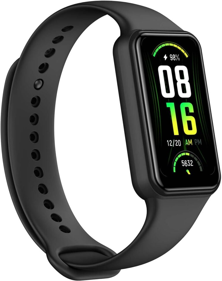 Amazfit Band 7 Activity Fitness Tracker for Men Women, 18-Day Battery Life, Alexa Built-in, 1.47AMOLED Display, 24H Heart Rate & SPO Monitoring, 120 Sports Modes, 5 ATM Water Resistant, Black