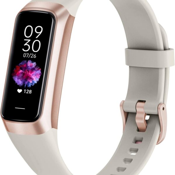 Fitness Tracker with 24/7 Heart Rate, Blood Oxygen Blood Pressure Sleep Monitor, Activity Trackers 5 ATM Waterproof,Step Calorie Counter Pedometer Health Smart Watch for Women Men