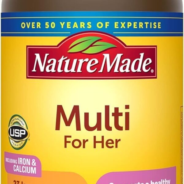 Nature Made Women's Multivitamin Tablets, 300 Count for Daily Nutritional Support