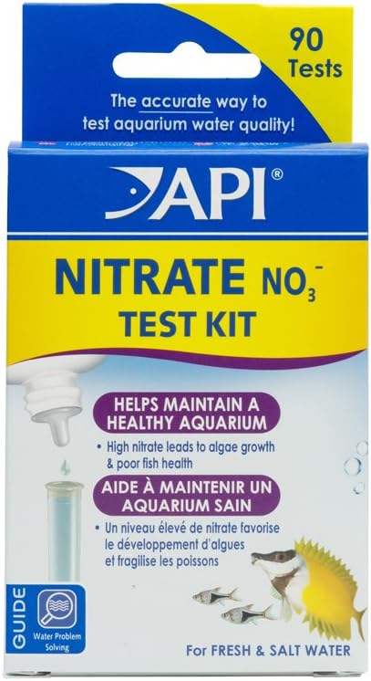 API NITRATE 90-Test Freshwater and Saltwater Aquarium Water Test Kit API NITRATE 90-Test Freshwater and Saltwater Aquarium Water Test Kit