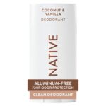 Native Deodorant Contains Naturally Derived Ingredients, 72 Hour Odor Control, Deodorant for Women and Men, Aluminum Free, Coconut & Vanilla 2.65oz