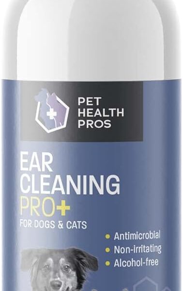Dog Ear Cleaner Pro - Cat Ear Cleaner Dog Ear Cleaner Solution - Wash Smelly and Dirty Dog Ears - Prevent Itching and Irritation - Cucumber Melon Scent - 8 oz