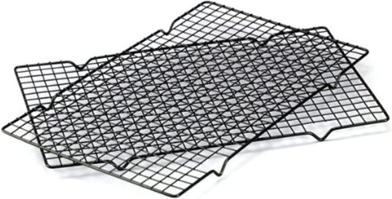 GoodCook Nonstick Steel Wire Cooling Rack, 16" x 10" (Set of 2)